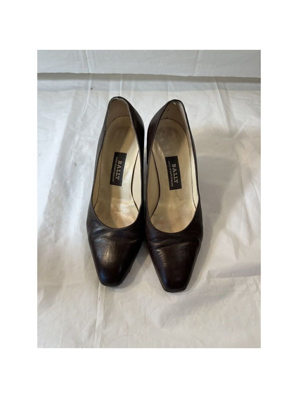 Bally Marggiore Leather pump brown Womens Size 5 - Picture 16 of 16